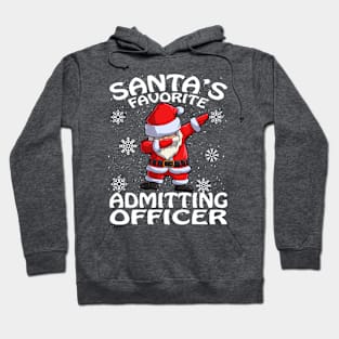 Santas Favorite Admitting Officer Christmas Hoodie